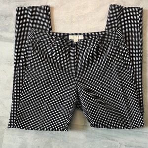 Michael Kors  dress pants  mid rise Black/White  Check Pattern  Size 6  NWOT